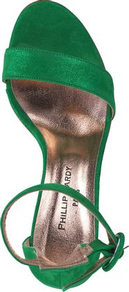 Phillip Hardy Damen-Sandalen aus Leder 186602025008 (Grün)