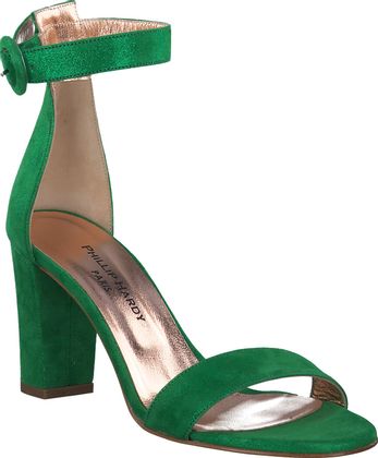 Phillip Hardy Damen-Sandalen aus Leder 186602025008 (Grün)
