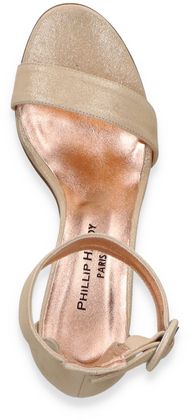 Phillip Hardy CARDINE Damen-Sandalette aus Leder 186302024995 (Beige)