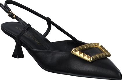 Konstantin Starke Damen-Slingpumps aus Leder 131001022834 (Schwarz)
