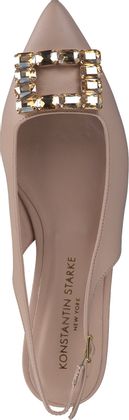 Konstantin Starke Damen-Slingpumps aus Leder 130301022883 (Beige)