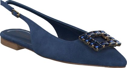 Konstantin Starke Damen-Slingpumps aus Leder 130102022913 (Dunkelblau)