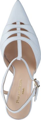 Phillip Hardy Damen-Slingpumps aus Leder 132701031768 (Weiß)