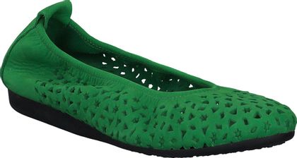 Arche LILLY Damen-Ballerinas aus Leder 100602958670 (Grün)