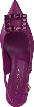 Konstantin Starke Damen-Slingpumps aus Leder 131591022974 (Lila)