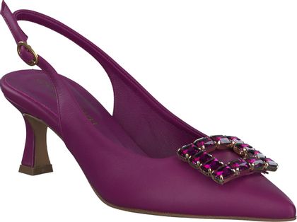 Konstantin Starke Damen-Slingpumps aus Leder 131591022974 (Lila)
