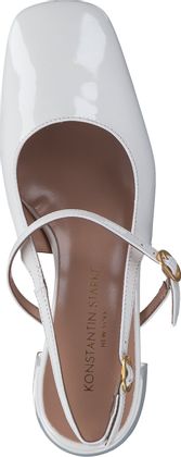 Konstantin Starke Damen-Slingpumps aus Leder 131703023930 (Weiß)