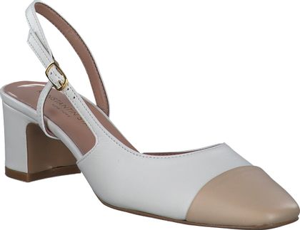 Konstantin Starke Damen-Slingpumps aus Leder 131381022699 (Beige/Bunt)