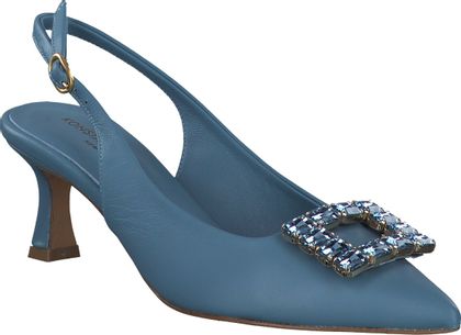 Konstantin Starke Damen-Slingpumps aus Leder 131141022950 (Hellblau)