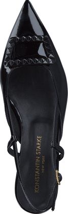 Konstantin Starke Damen-Slingpumps aus Leder 131003022858 (Schwarz)