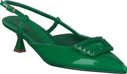 Konstantin Starke Damen-Slingpumps aus Leder 131603022871 (Dunkelgrün)