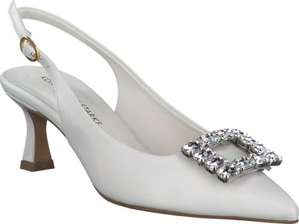 Konstantin Starke Damen-Slingpumps aus Leder 131701023802 (Weiß)
