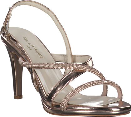 Phillip Hardy Absatz-Sandaletten für Damen 185901023176 (Roségold)