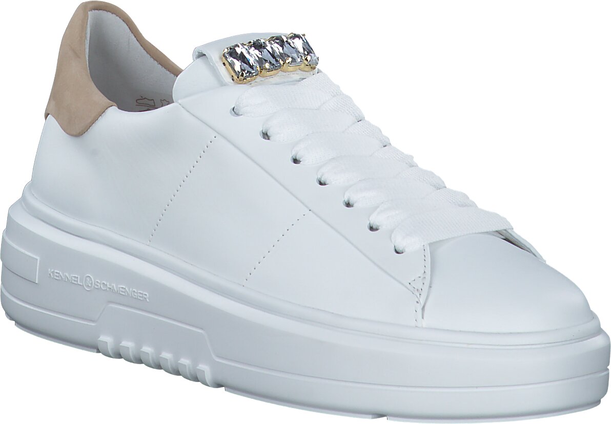 Damen Sneaker Leder Weiss
