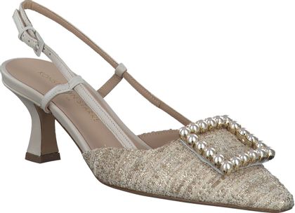 Konstantin Starke STEFFI Damen-Slingpumps 131309031322 (Beige/Gold)