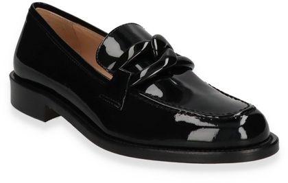 Konstantin Starke Damen-Slipper aus Leder 110003024223 (Schwarz)