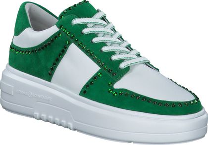 Kennel & Schmenger Damen-Sneaker aus Leder 101682995599 (Grün/Weiß)