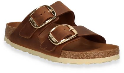 Birkenstock ARIZONA BIG BUCKLE Damen-Pantoletten 591201995964 (Cognac)