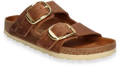 Birkenstock ARIZONA BIG BUCKLE Damen-Pantoletten 591201995964 (Cognac)