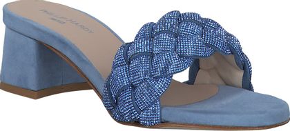 Phillip Hardy Damen-Pantoletten 181102031860 (Blau)
