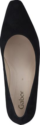 Gabor Klassische Damen-Pumps aus Leder 121002021362 (Schwarz)