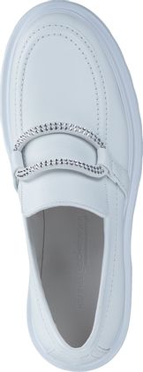 Kennel & Schmenger Damen-Slipper aus Leder 100701995551 (Weiß)