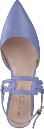 Konstantin Starke Damen-Slingpumps aus Leder 130101032588 (Blau)