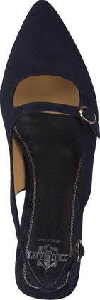 Trumans Damen-Slingbacks aus Leder 130102024776 (Dunkelblau)