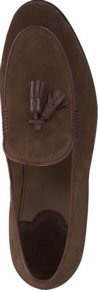 Lottusse Herren-Slipper aus Leder 226222959510 (Braun)