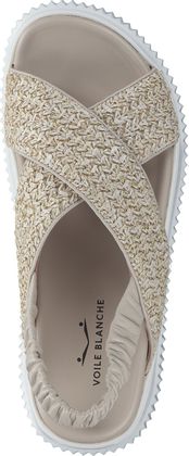 Voile Blanche SWAMI LUREX Damen-Sandalen 184307021817 (Beige)