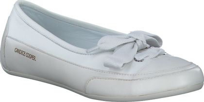 Candice Cooper Damen-Ballerinas aus Leder 103701995307 (Weiß)
