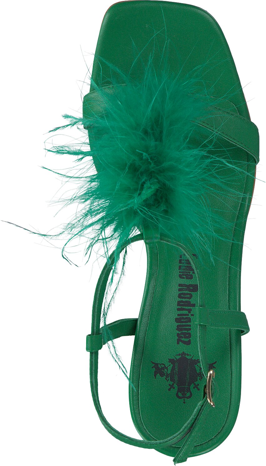 Eddie Rodriguez Absatz-Sandalen für Damen 186601032396 (Grün) online  bestellen | Prange | Riemchensandalen