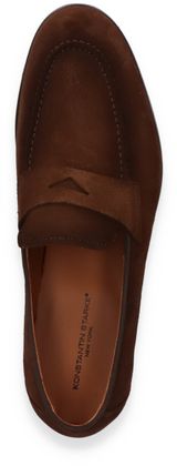 Konstantin Starke Herren-Slipper aus Leder 221202033418 (Braun)