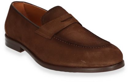 Konstantin Starke Herren-Slipper aus Leder 221202033418 (Braun)