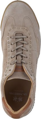 La Martina Herren-Schnürschuhe aus Leder 244302997456 (Beige)