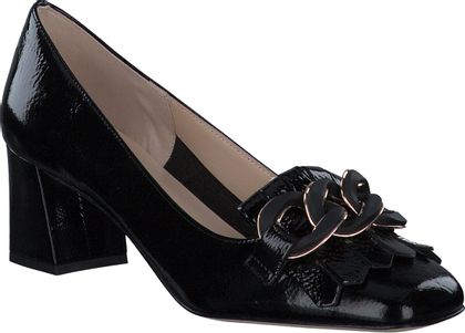 Shirley Mae Damen-Pumps aus Leder 121003024090 (Schwarz)