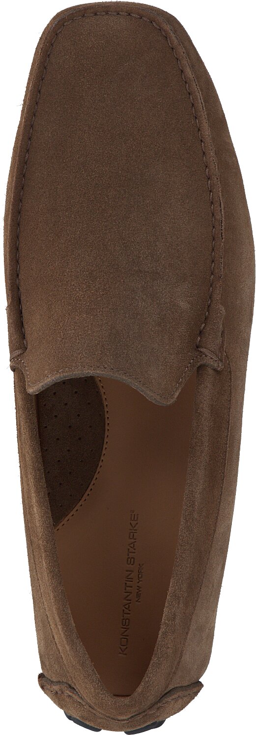 Konstantin Starke Herren-Slipper aus Leder 226222024545 (Braun 