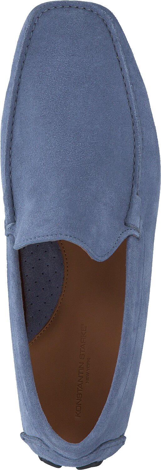 Konstantin Starke Herren-Slipper aus Leder 226142024533 (Hellblau 
