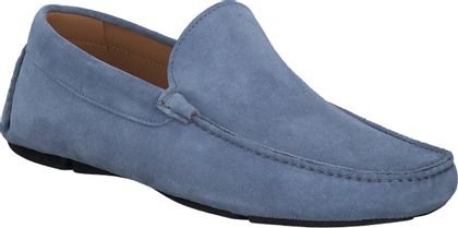 Konstantin Starke Herren-Slipper aus Leder 226142024533 (Hellblau)