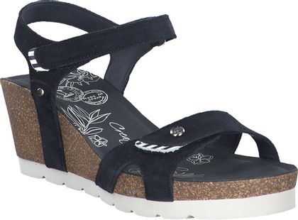 Panama Jack JULIA Keilabsatz-Sandalen für Damen 187102020254 (Blau)