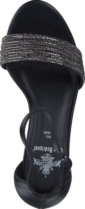 Eddie Rodriguez Damen-Sandaletten 185001023632 (Schwarz)