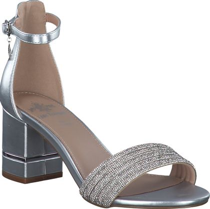 Eddie Rodriguez Damen Sandaletten 185911023620 (Silber)