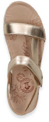 Panama Jack SELMA Damen-Sandalen aus Leder 184901974730 (Gold)