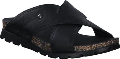 Panama Jack SALMON Herren-Pantoletten aus Leder 280001002379 (Schwarz)