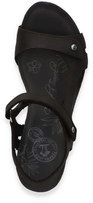 Panama Jack VAREL Plateau-Sandalen für Damen 187001020266 (Schwarz)