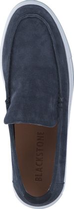 Blackstone Herren-Slipper aus Leder 226102032876 (Dunkelblau)
