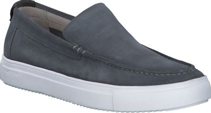 Blackstone Herren-Slipper aus Leder 226402032864 (Dunkelgrau)