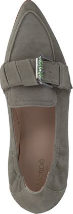 Maripé Damen-Slipper aus Leder 103692022482 (Oliv)