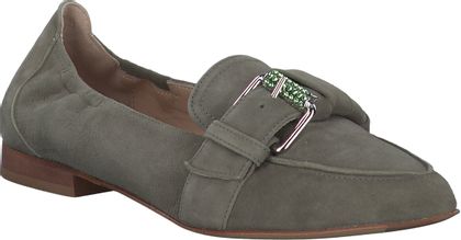 Maripé Damen-Slipper aus Leder 103692022482 (Oliv)