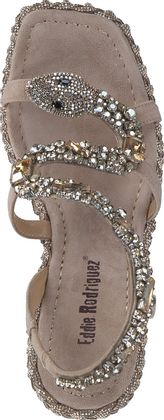Eddie Rodriguez Keilabsatz-Sandalen 187302023474 (Beige)